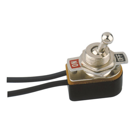 Interruptor de pie para lámpara 220VAC en color Negro - Cablematic