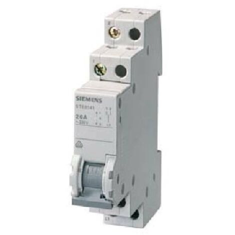 Interruptor unipolar Siemens 1P 20A 1-0-2 1 módulo 5TE8141