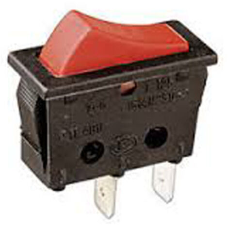 Interruptor unipolar Tipo conmutador Electro DH Color Negro y Rojo 11.400.C/NR 8430552043682