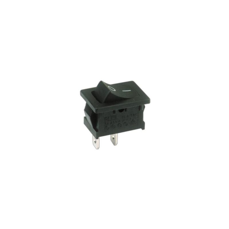

Interruptor unipolar Tipo pulsador 10A/250V. ON-OFF Electro DH. Faston 4'8 mm 11.182.P/F4/N 8430552115624