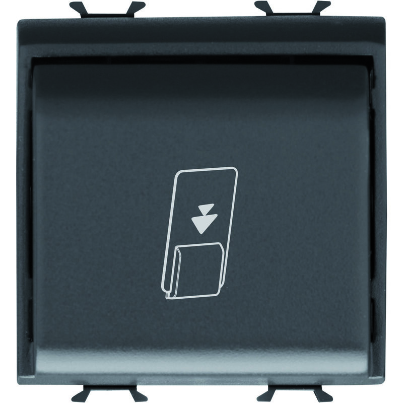 

INTERRUPTOR UNIV.DE TARJETA 2M NEGRO GW12039 - Gewiss