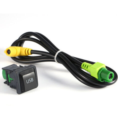 Interruptor USB, garantía de calidad, cable fácil de reemplazar y accesorio práctico y duradero para coches deportivos, tanto para el conductor como para el personal de mantenimiento.