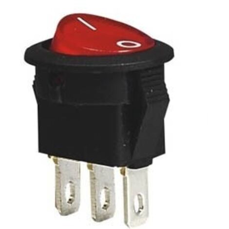 INTERRUTTORE 12V ILLUMINATO-ROSSO