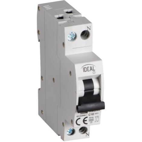 Interruttore 16A - Rail TH35 - 1 Modulo - Curve C - IP20 - Kanlux