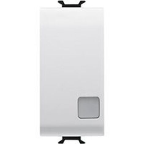 Interruttore 1M 2P 16Ax Illuminabile Segn.Bianco ( GEWISS cod. GW10005 )