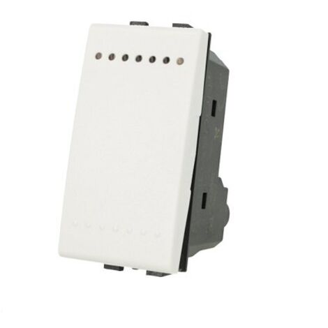 Interruttore 1P 16A Unipolare Bianco Compatibile con Bticino Living SD40001B
