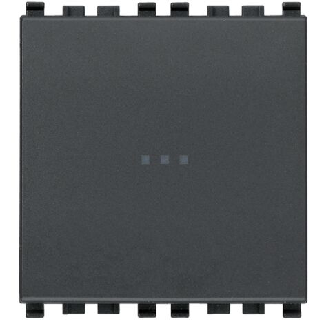Interruttore 1P 16AX assiale 2M grigio vimar Eikon 20101.2