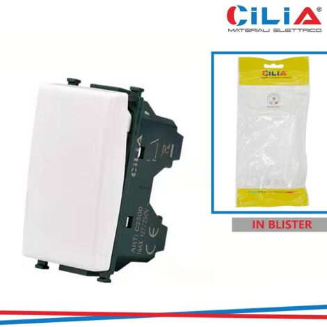 INTERRUTTORE 1P VMR PLN BIANCO CILIA