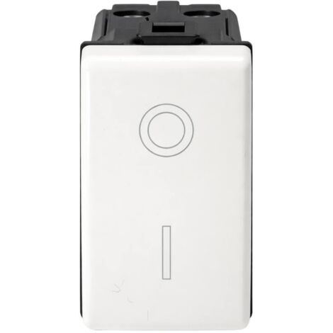 Interruttore 2 poli 16a bipolare 250v compatibile con bticino matix am5011