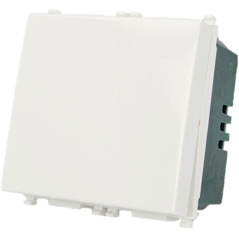 Interruttore 2M 1P 16A Bianco Compatibile Vimar Plana SD70001-1
