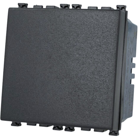 Interruttore 2M 1P 16A Unipolare Nero Compatibile Vimar Arke