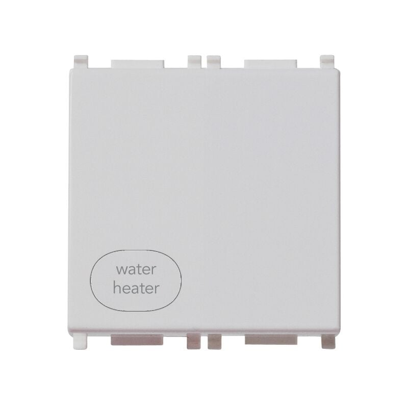 Vimar - Switch 2P 20Ax Wat./Heat. 2M Silver 14016.2.WH.SL