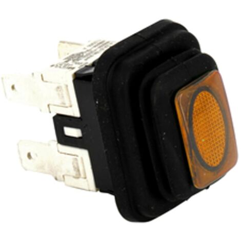 INTERRUTTORE 4 CONTATTI BIPOLARE LUMINOSO ARANCIO PER MACCHINA DIDIESSE FROG