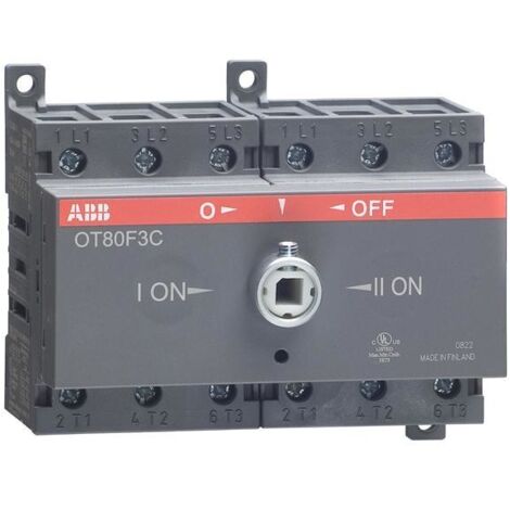 Interruttore 63A RETE-GENERATORE, senza albero e maniglia OT63F3C