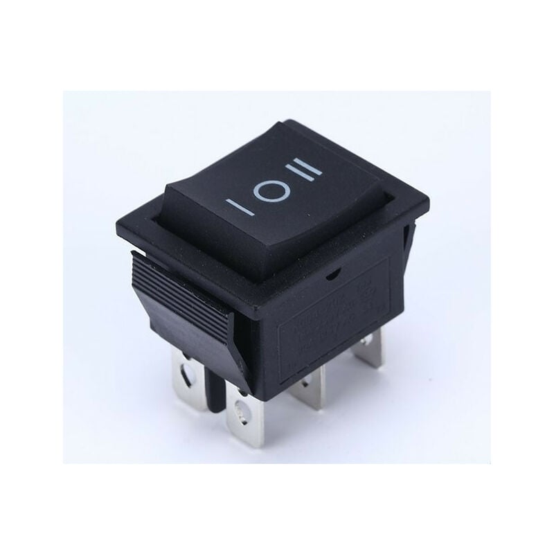 Interruttore a bilanciere bipolare On-off-on