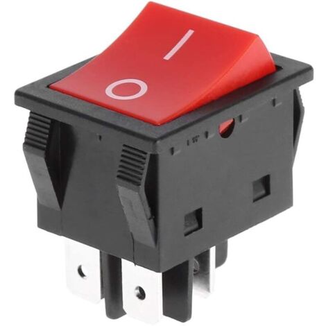 Interruttore a bilanciere da 30 A, interruttore per saldatrice a 4 pin, interruttore ON/OFF tipo nautico, per uso industriale.