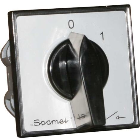 Interruttore a camme 0-1 1P 25A per integrato ŁK25R-1.828P03
