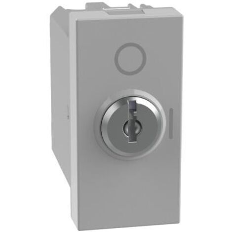 Interruttore A Chiave 2P 16Ax Grigio Matixgo ( BTICINO cod. JG4012 )