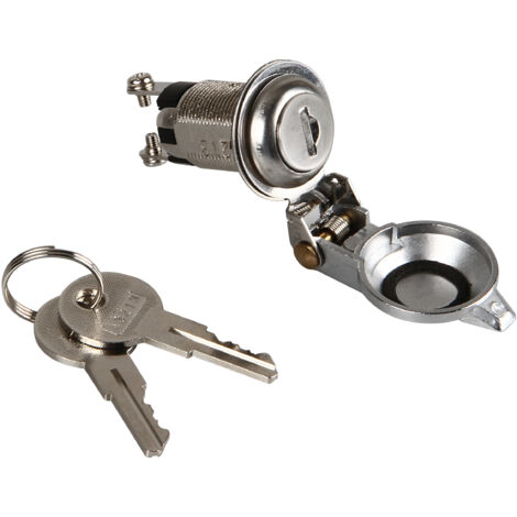 Interruttore a chiave con protezione - 12/24V - 10A