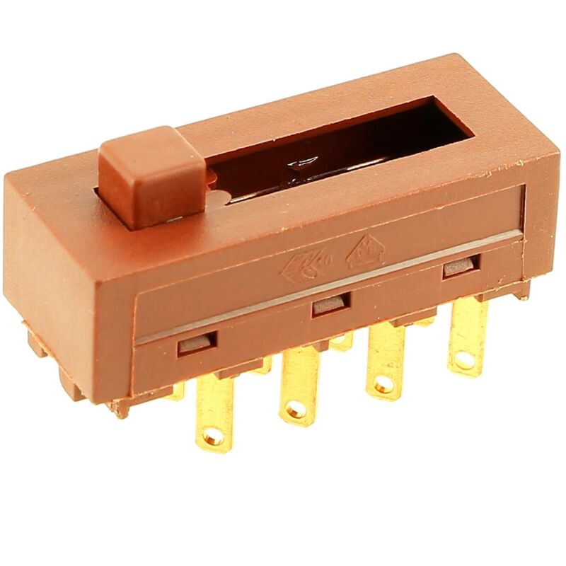 Interruttore a cursore 8 terminali per cappa whirlpool