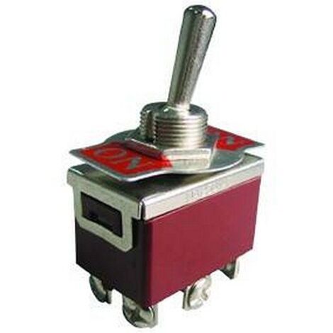 INTERRUTTORE A LEVA A IMPULSO ON-OFF-(ON) KN3C