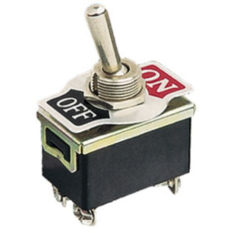 Interruttore a leva bipolare ON-OFF collegamento a vite 10A/ 250VAC Electro DH 11.466.I 8430552059126