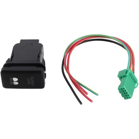 Interruttore a levetta a bilanciere per auto con LED blu 12V per luci SPOT Landcruiser
