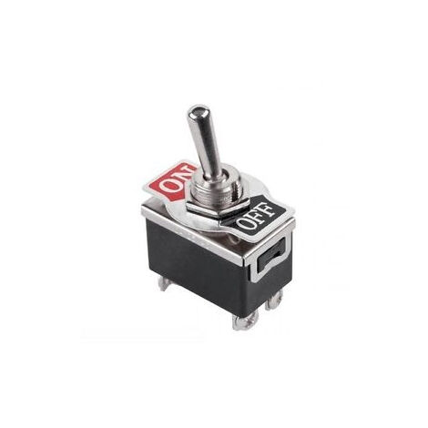 Interruttore a levetta bipolare off-on 6a/250vac 165.0037