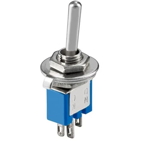 interruttore a levetta subminiatura 3 pin nc-com-no foro 5mm