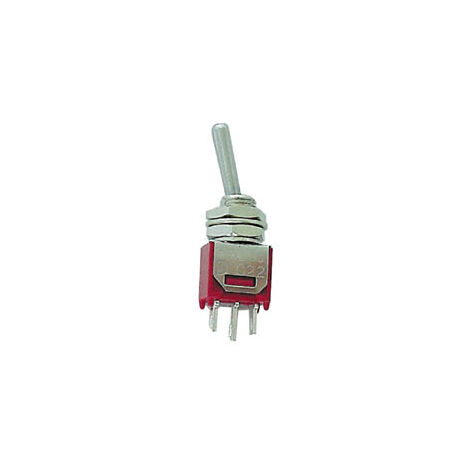 Interruttore a levetta subminiaturizzato spdt verticale on-on