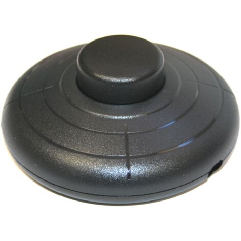 Interruttore a pedale. 2A/250V. Colore nero Electro DH 11.645/N