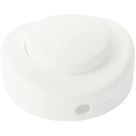 Interruttore a pedale Electraline 2a bianco