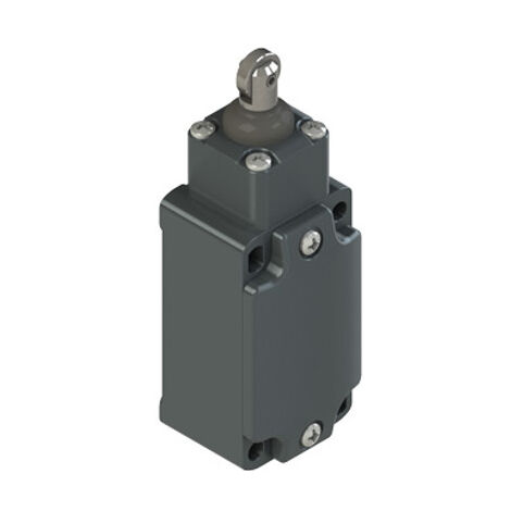 Interruttore a pistoncino con rotella DIN PIZFD2115 per comando manuale