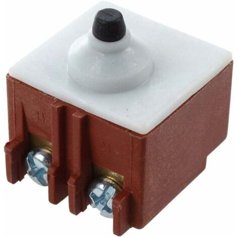DPZO Interruttore a pulsante DPST per smerigliatrice angolare AC 250V 6A 125V/12A per Bosch 6-100