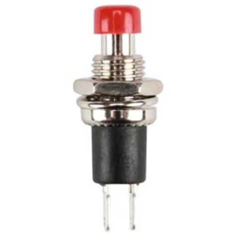 INTERRUTTORE A PULSANTE OFF-(ON) ROSSO