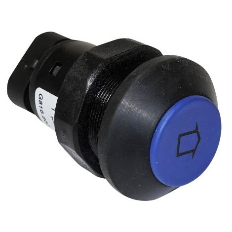 Interruttore a pulsante Pneutron Blu