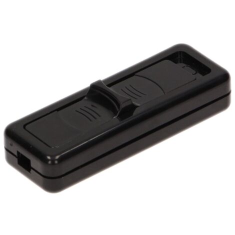INTERRUTTORE A SCORRIMENTO 1 POLI 2,5 A/250 V NERO - E+10-029