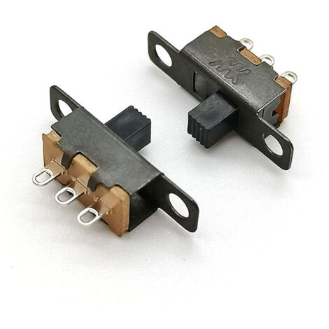 Interruttore a scorrimento, interruttore a scorrimento da 100 pezzi adatto a vari modelli di interruttori a scorrimento fai-da-te SS12F15G5 1P2T