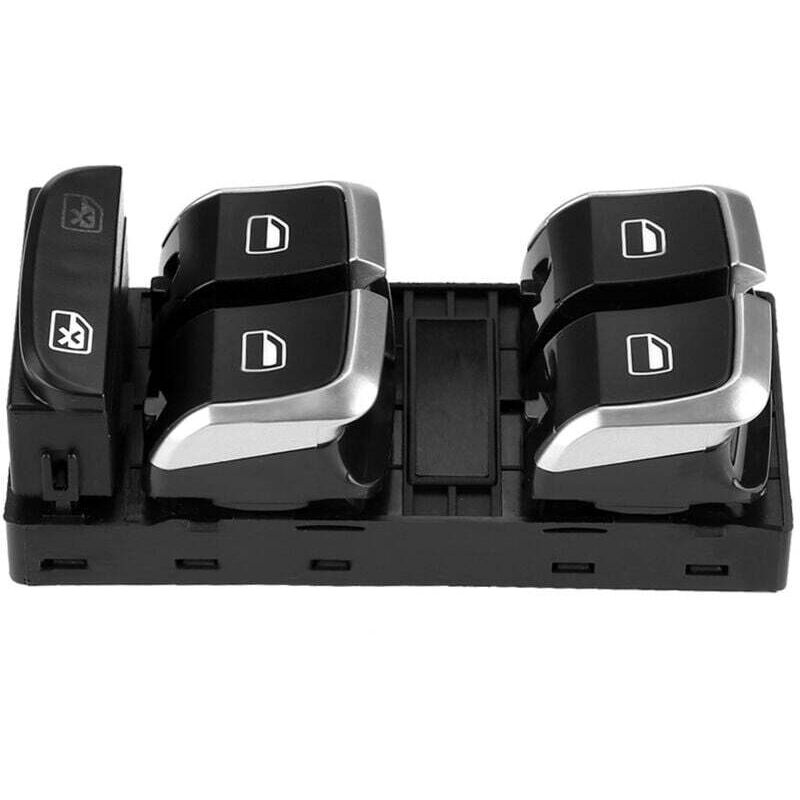 Image of Aiperq - Interruttore alzacristalli elettrico per Audi A4 S4 A5 Q5 S5 B8 2008-2014 8KD959851A