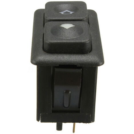 Interruttore alzacristalli elettrico per auto KZQ, interruttore di controllo alzacristalli elettrico a 5 pin compatibile con BMW E23 E24 E28 E30 61311381205 nero