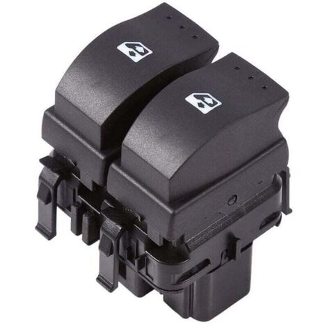 Interruttore alzacristalli elettrico, pulsante interruttore alzacristalli, pulsante interruttore alzacristalli elettrico doppio per Clio II 2-8200 060 045