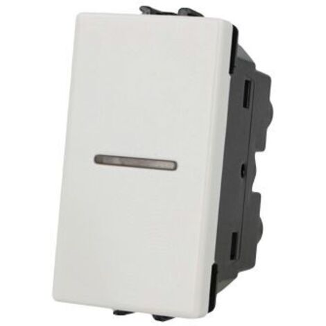 Interruttore Assiale 1P 16A Unipolare Bianco Compatibile Matix SD60011