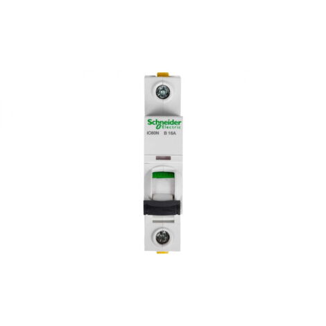 Interruttore automatico 1P B 16A 6kA AC iC60N-B16 A9F03116