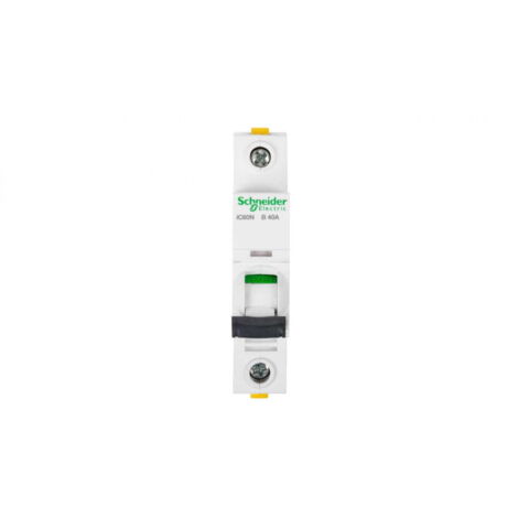 Interruttore automatico 1P B 40A 6kA AC iC60N-B40 A9F03140