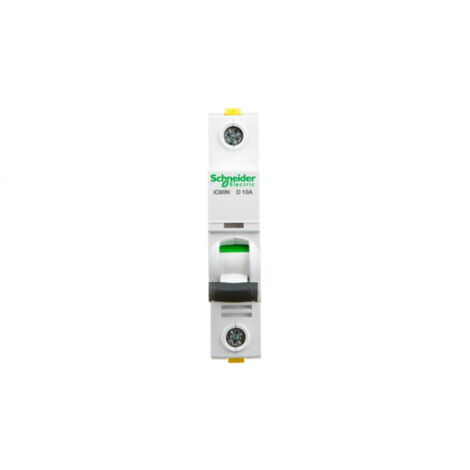 Interruttore automatico 1P D 10A 6kA AC iC60N-D10 A9F05110