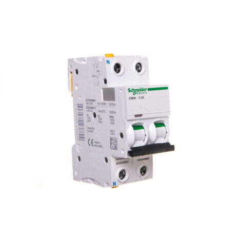Interruttore automatico 1P+NC 2A 10kA AC iC60H-C2-1N A9F07602