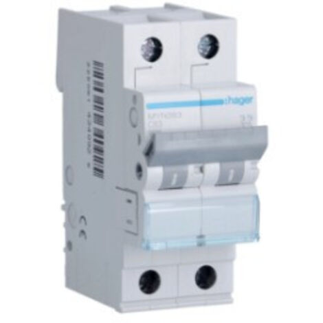 Interruttore Automatico 2P 63A 4.5Ka C2M ( HAGER cod. MYN263 )