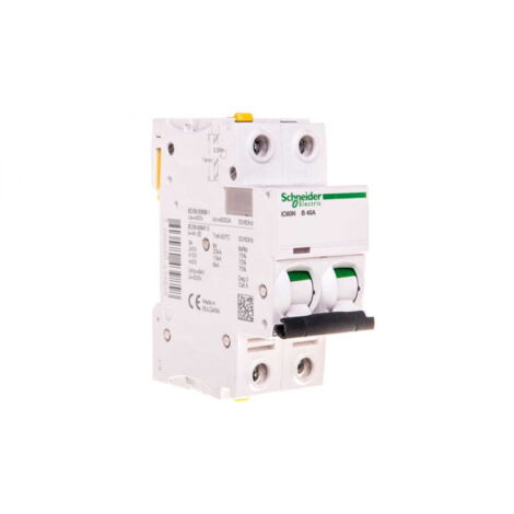 Interruttore automatico 2P B 40A 6kA AC iC60N-B40-2 A9F03240