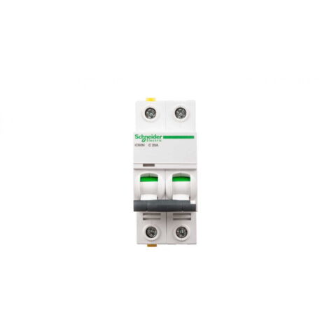 Interruttore automatico 2P C 20A 6kA AC iC60N-C20-2 A9F04220