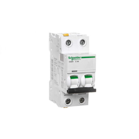 Interruttore automatico 2P C 4A 10kA CA iC60H-C4-2 A9F07204